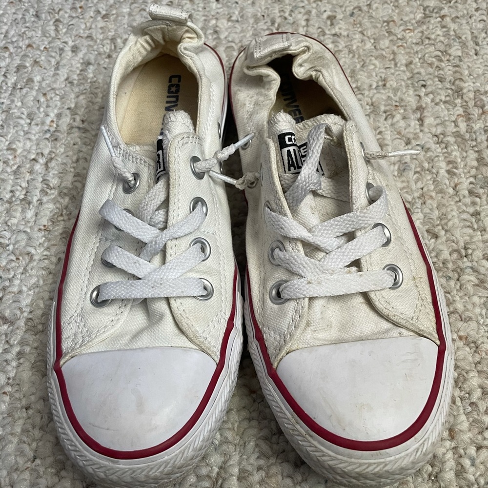 Low-Top White Converse